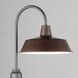 Pier M 1 Light 20.25 inch Empire Bronze and Black Outdoor Post Lantern, Post Lantern