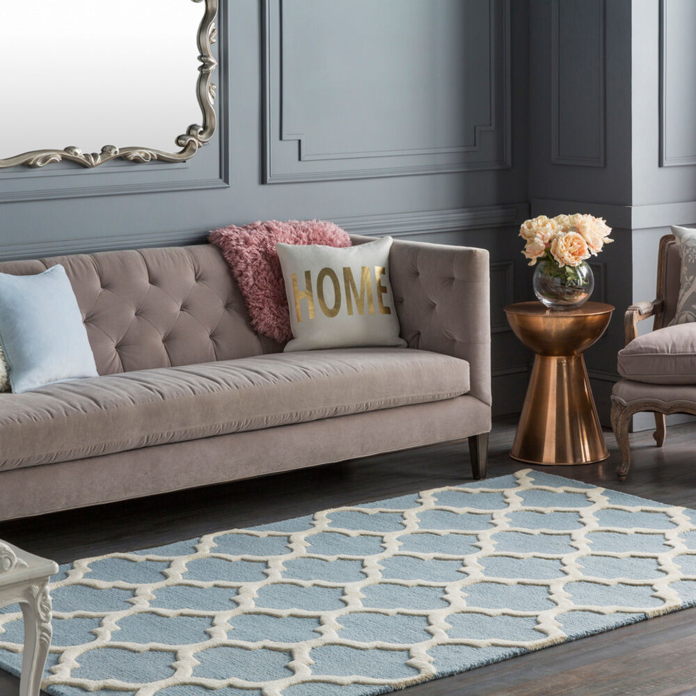 Pollack 96 X 27 inch Denim Indoor Runner, Runner