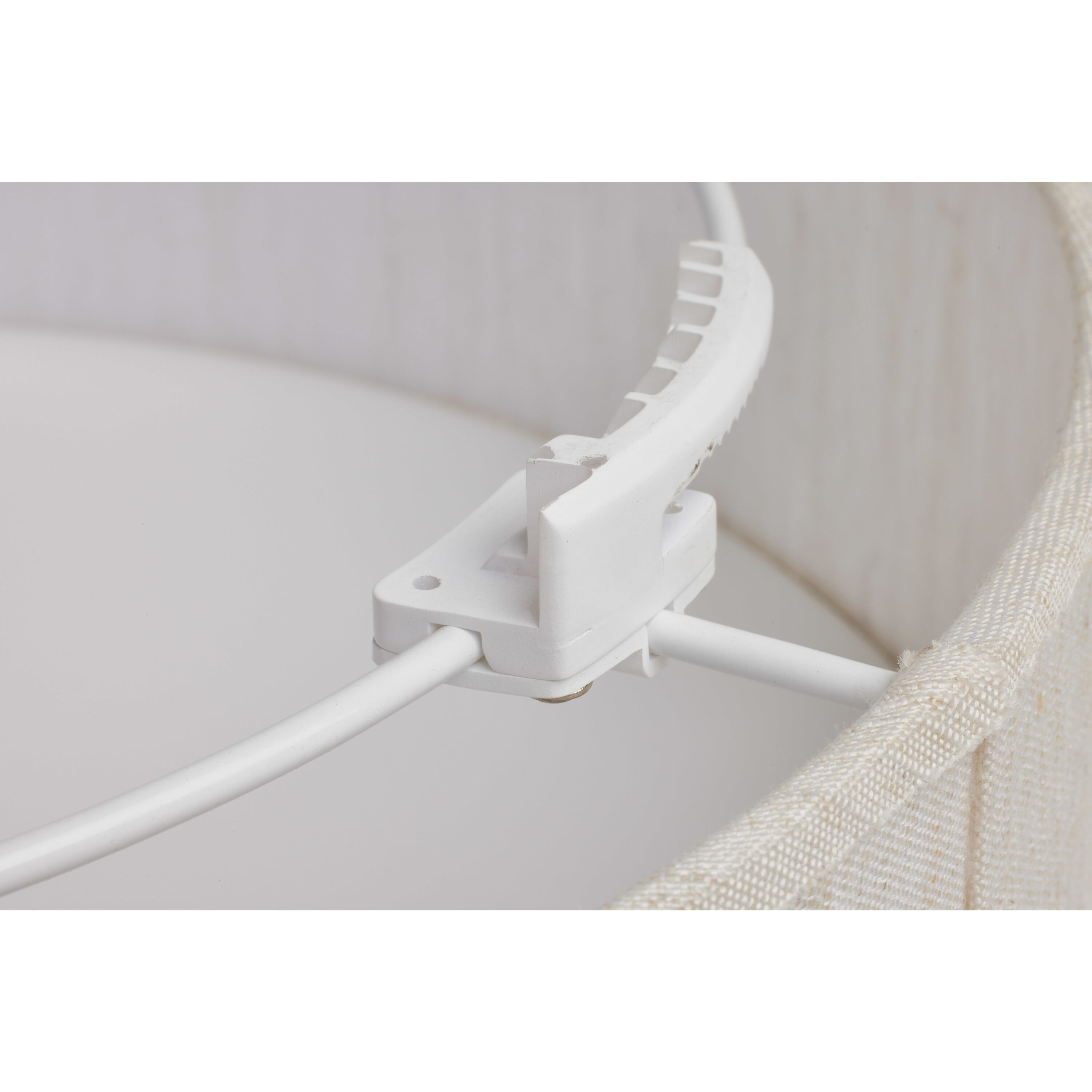 Brentwood LED 15 inch Beige Fabric Flush Mount Ceiling Light