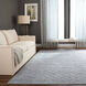 Pari 130 X 94 inch Light Grey Rug in 8 x 11