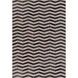 Medora 36 X 24 inch Black and Brown Area Rug, Viscose and Hair on Hide