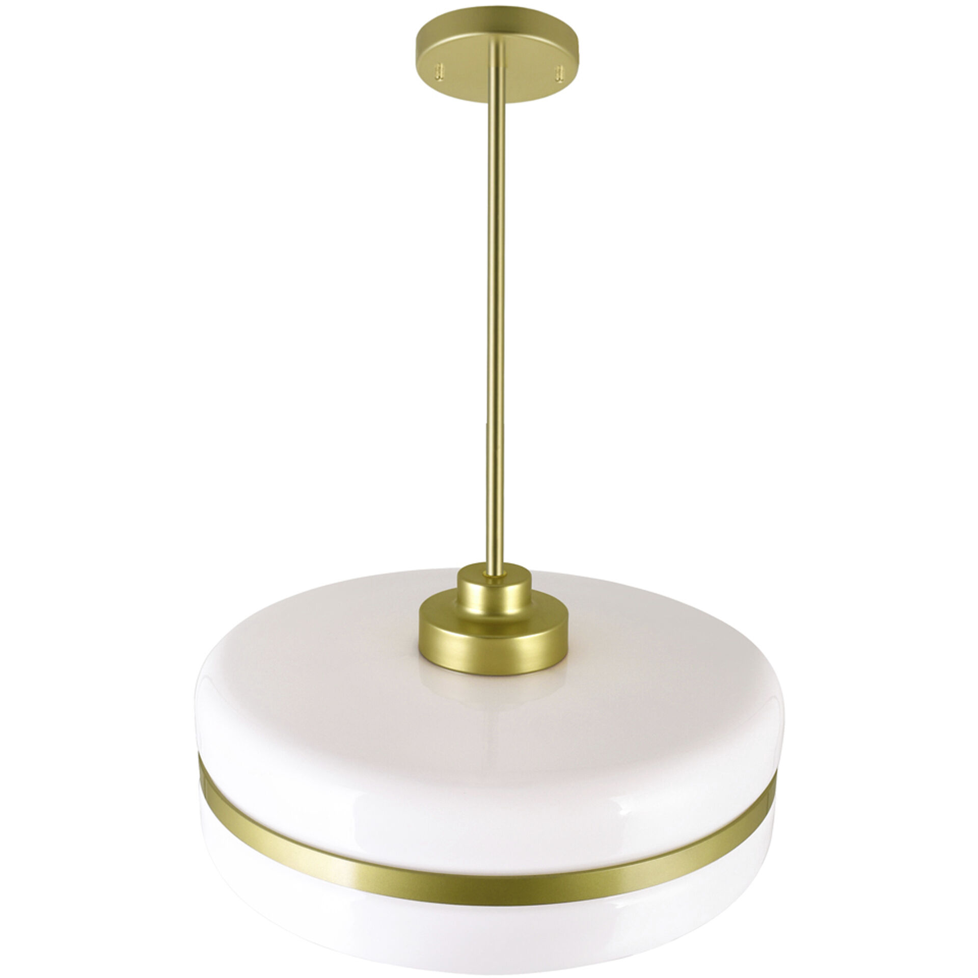 Elementary 1 Light 16 inch Pearl Gold Down Pendant Ceiling Light