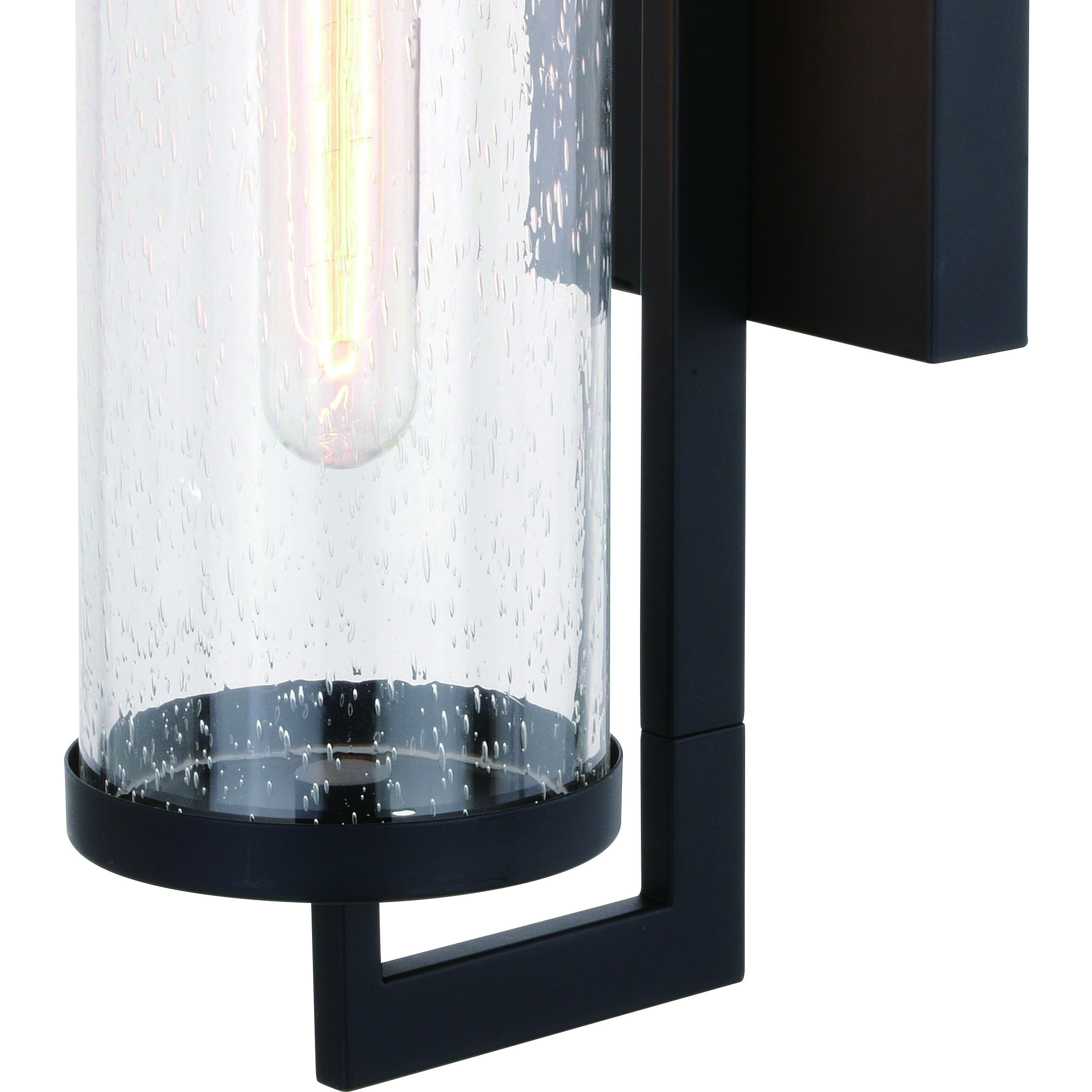 Morgan Park LED 20 inch Matte Black Outdoor Wall