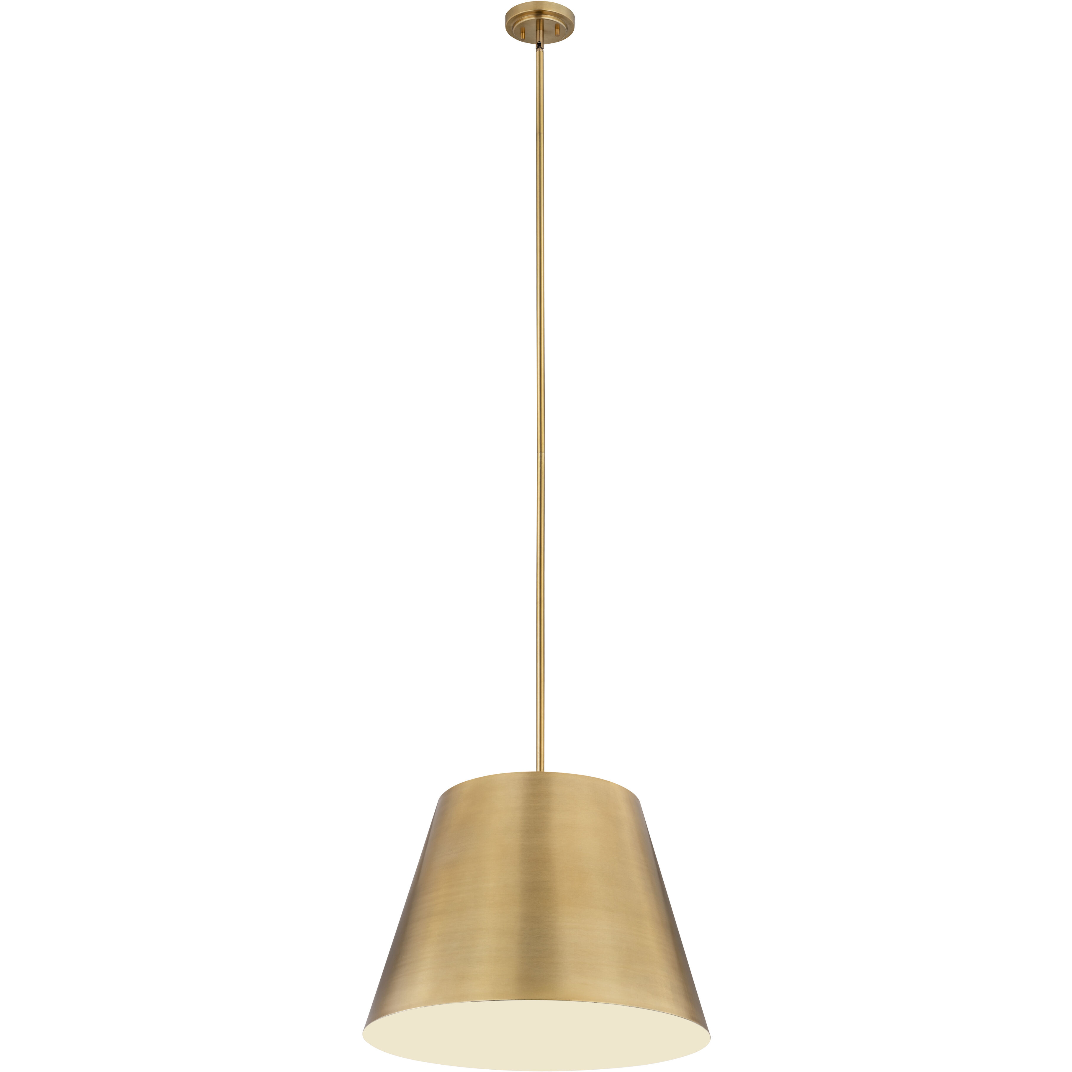 Lilly 1 Light 24 inch Rubbed Brass Pendant Ceiling Light