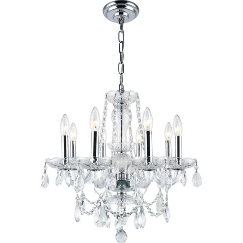 Princeton 8 Light 20 inch Chrome Dining Chandelier Ceiling Light