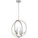 Orion 4 Light 18 inch Brushed Nickel Pendant Ceiling Light