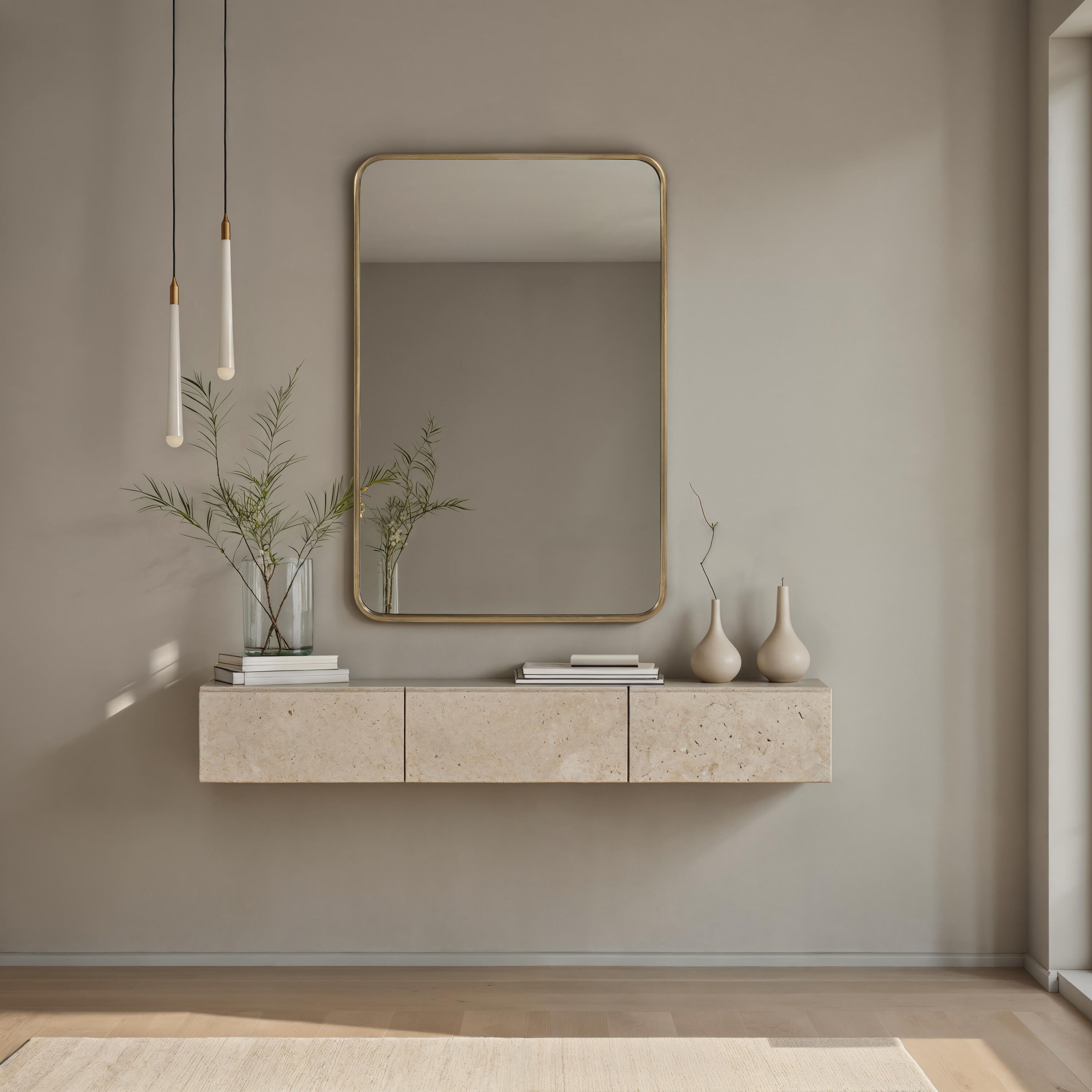 Franca 36 X 24 inch Wall Mirror