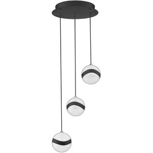 Mystyke LED 13.5 inch Matte Black LED Pan Ceiling Light