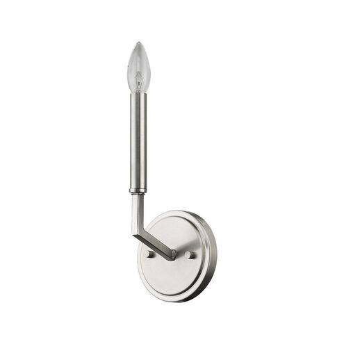 Harper 1 Light 5 inch Satin Nickel Vanity Light Wall Light