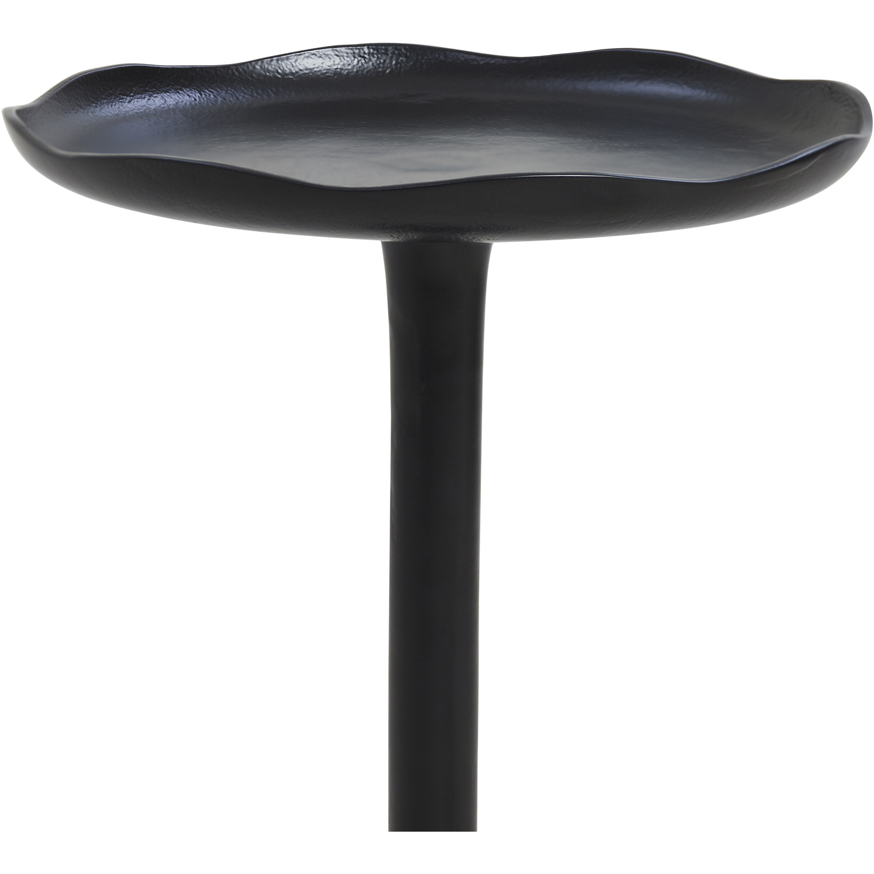Fiora 22 X 12 inch Matte Black Side Table
