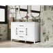 Millie 54 X 35 inch White Bathroom Vanity Cabinet