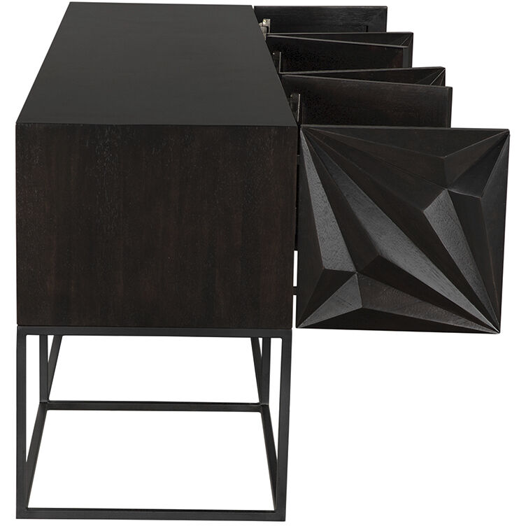 Zurich 96 X 23 inch Ebony Walnut Console