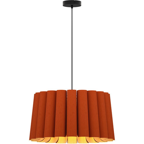 Renata 1 Light 22 inch Terracotta Pendant Ceiling Light in Terracotta/Ash, WEP Collection