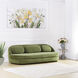 Sorrento Olive Green and Black Sofa