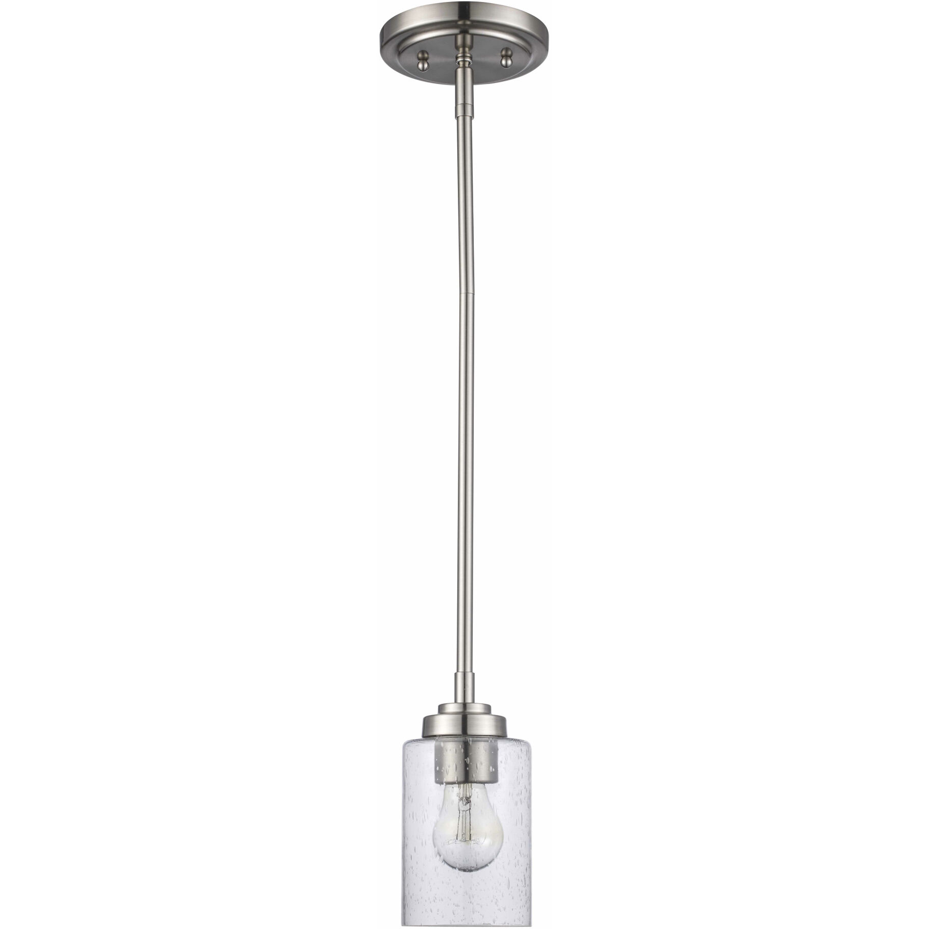 Mod Pod 1 Light 4 inch Brushed Nickel Pendant Ceiling Light