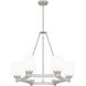 Penning 6 Light 28 inch Brushed Nickel Chandelier Ceiling Light