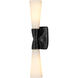 Burrows 2 Light 4.88 inch Oil Rubbed Bronze Bath Wall Sconce Wall Light