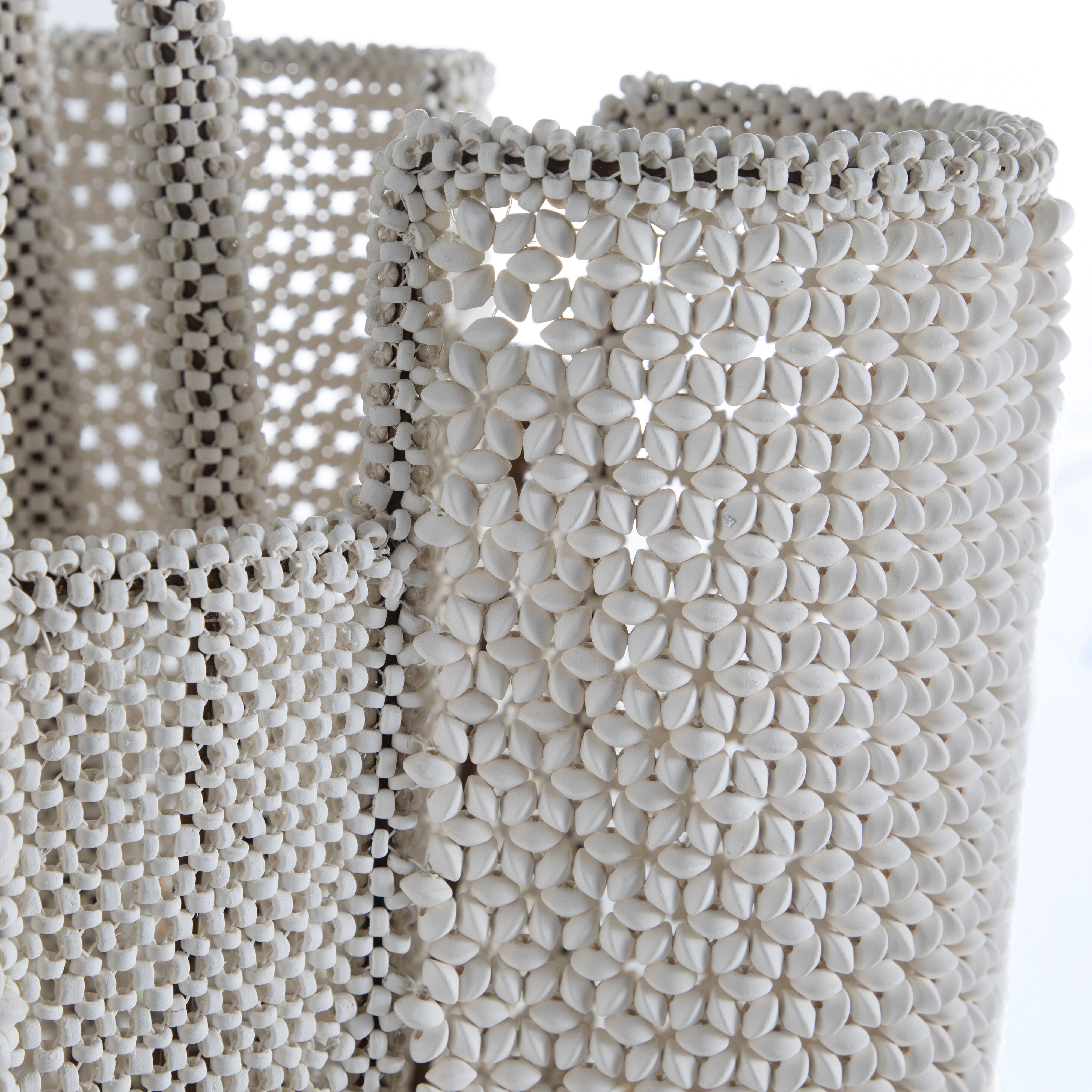 Teagan 4 Light 18.5 inch Winter White and Sun Bleached Natural Pendant Ceiling Light