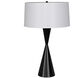 Noble 30.5 inch 60.00 watt Matte Black Table Lamp Portable Light