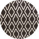 Fallon 96 X 96 inch Dark Brown, Beige, Wheat Rug