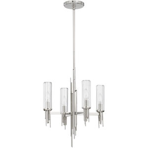 Torres 4 Light 18 inch Polished Nickel Chandelier Ceiling Light