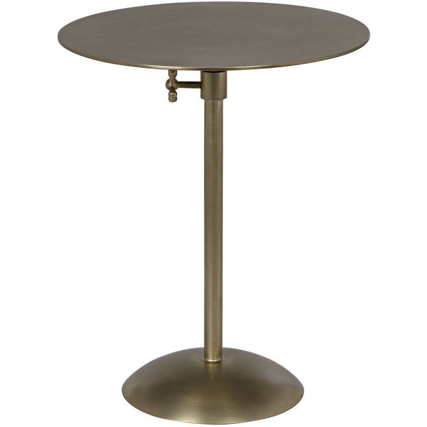 Felix 19 X 16.5 inch Antique Brass Side Table