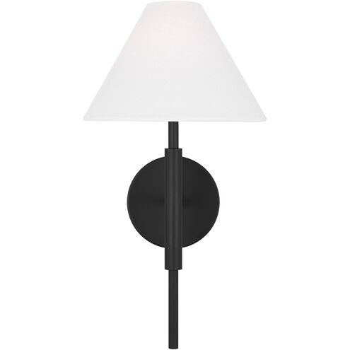 Drew & Jonathan Porteau 1 Light 9 inch Midnight Black Bath Vanity Wall Sconce Wall Light