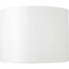 Uma 15.13 inch White Semi-Flush Mount Ceiling Light