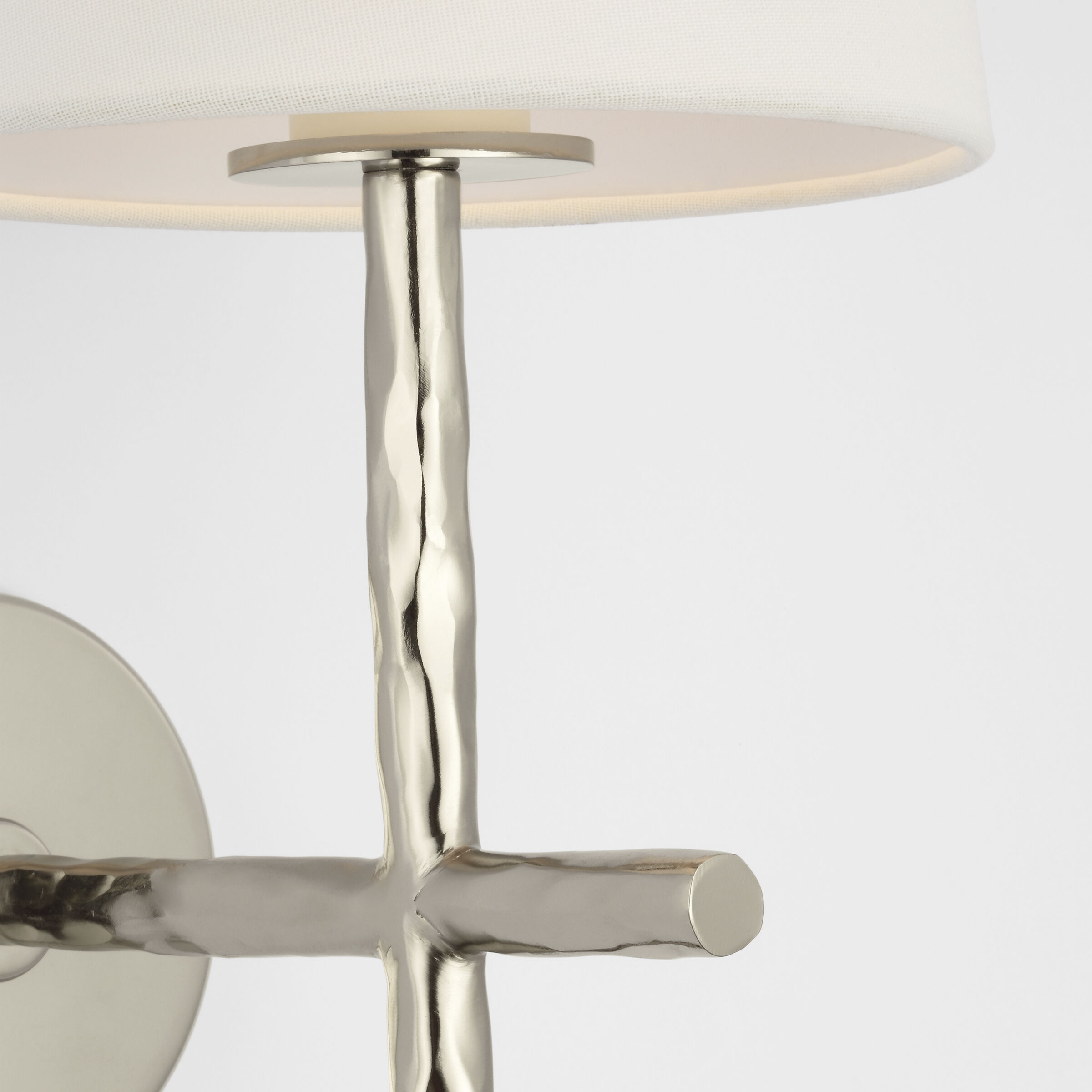 Suzanne Kasler Collette LED 8 inch Polished Nickel Tail Sconce Wall Light