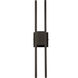 Slate LED 4.7 inch Matte Black ADA Wall Sconce Wall Light