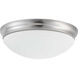 Kipling LED 15.25 inch Brushed Nickel Flush Mount Ceiling Light, Progress LED