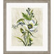 Florals Collection Green Framed Art