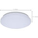 ColorQuick LED 11 inch White Flush Mount Ceiling Light