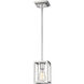 Wesson 1 Light 5 inch Chrome Pendant Ceiling Light