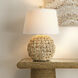 Maui 24.5 inch 60 watt Natural Table Lamp Portable Light