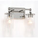 Camden 2 Light 14 inch Polished Nickel Vanity Light Wall Light