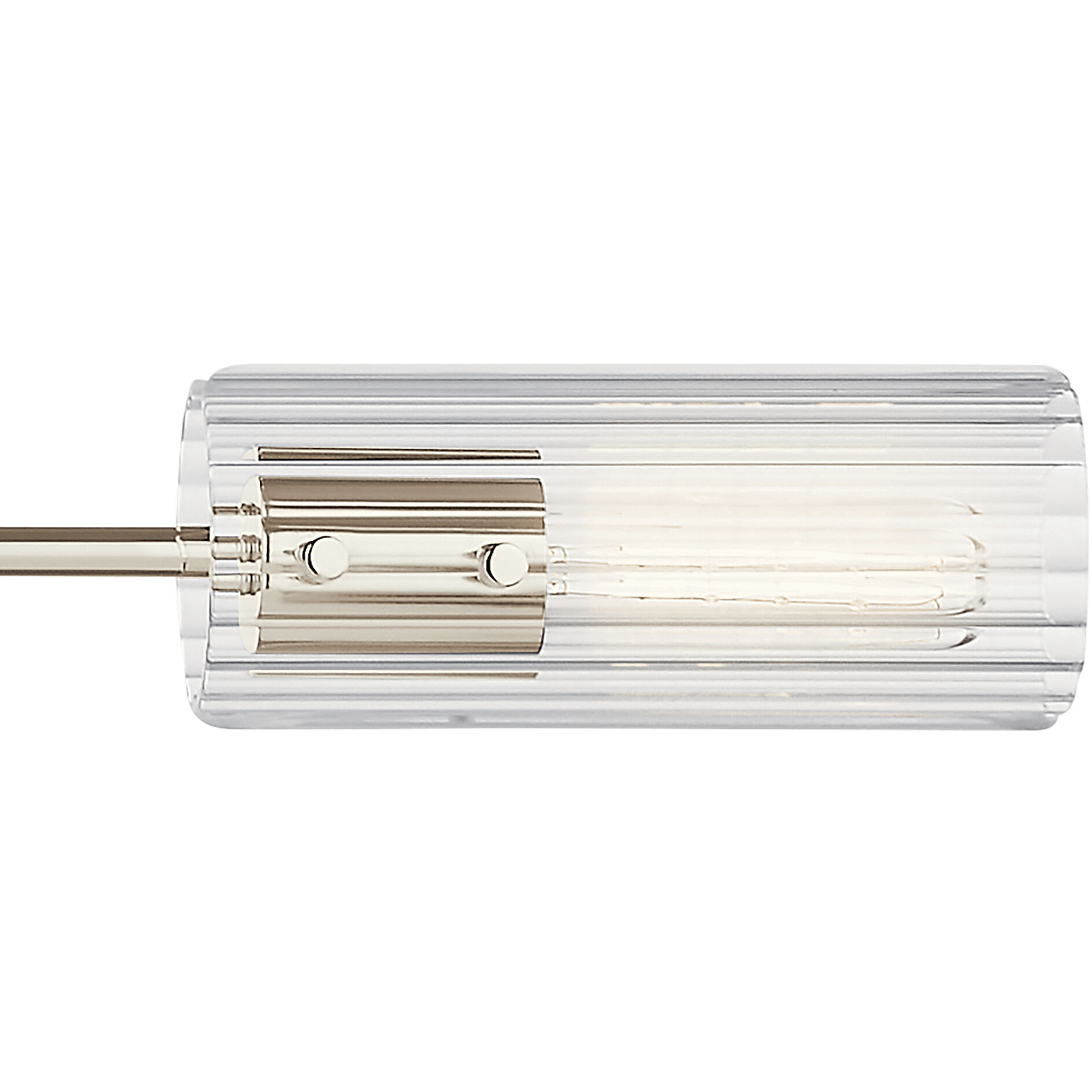 Velestino 4 Light 5.25 inch Polished Nickel Chandelier Linear Ceiling Light