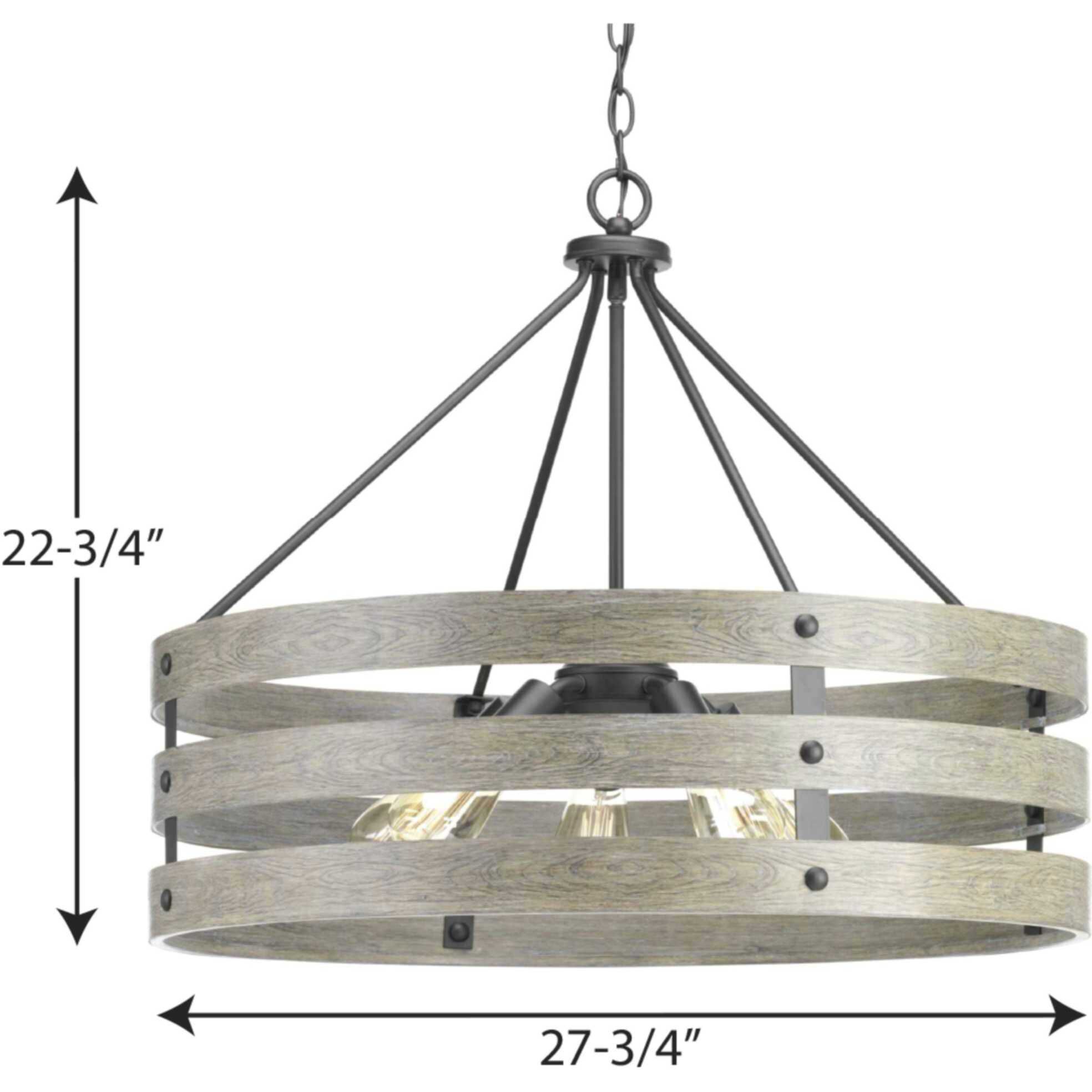 Gulliver 5 Light Graphite Pendant Ceiling Light