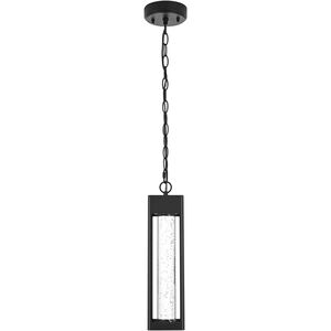 Amaris 1 Light 4 inch Black Outdoor Pendant