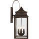 Sutter Creek 4 Light 26 inch Oiled Bronze Outdoor Wall Lantern