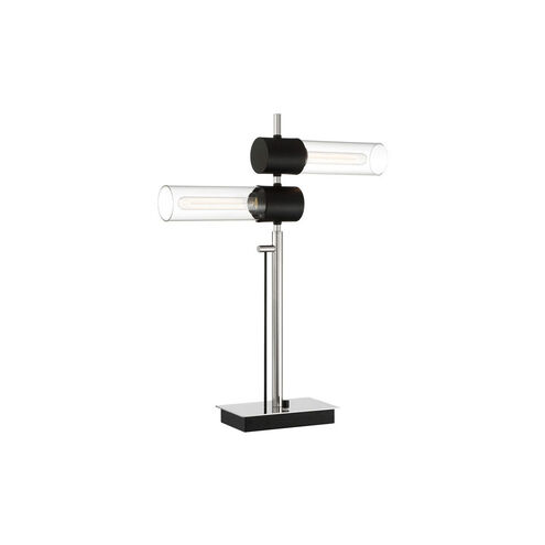 Tomlin 28 inch 40.00 watt Brushed Nickel Table Lamp Portable Light