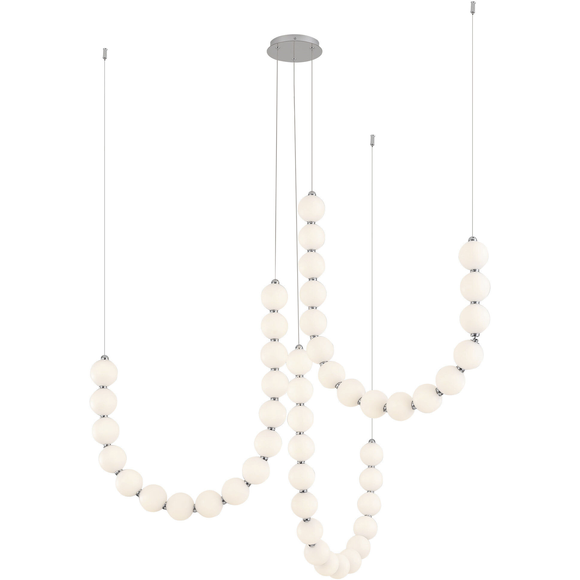 Akoya 11.13 inch Chrome Chandelier Ceiling Light