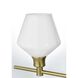 Gene 5 Light 47 inch Satin Gold Bath Sconce Wall Light
