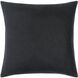 Stirling 22 X 22 inch Black Accent Pillow