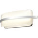 Curvato LED 16 inch Polished Chrome with White Vanity Light Wall Light