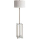 Palladian 67 inch 150.00 watt Plated Antique Brass and Crystal Floor Lamp Portable Light