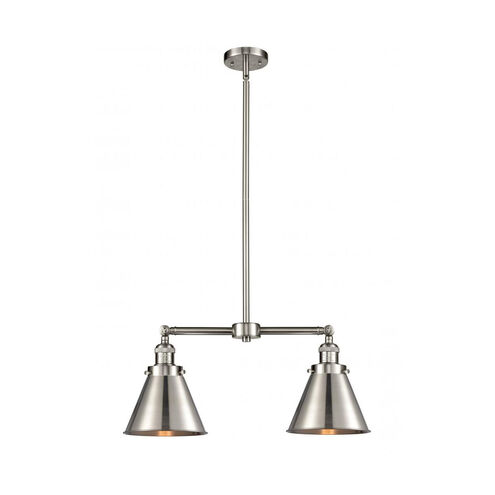 Franklin Restoration Appalachian LED 23 inch Brushed Satin Nickel Chandelier Ceiling Light, Franklin Restoration