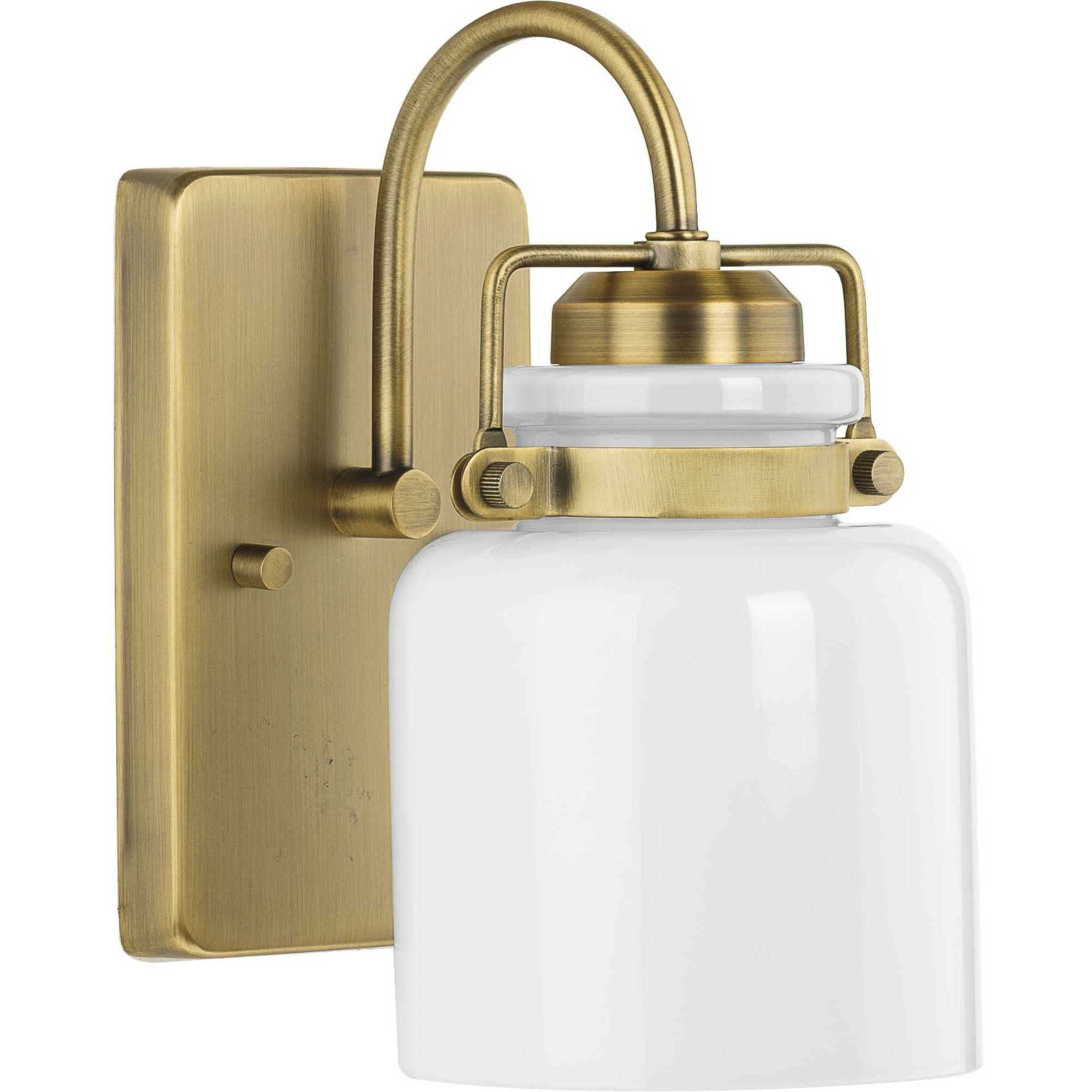 Fessler 1 Light 5 inch Vintage Brass Bath Light Wall Light