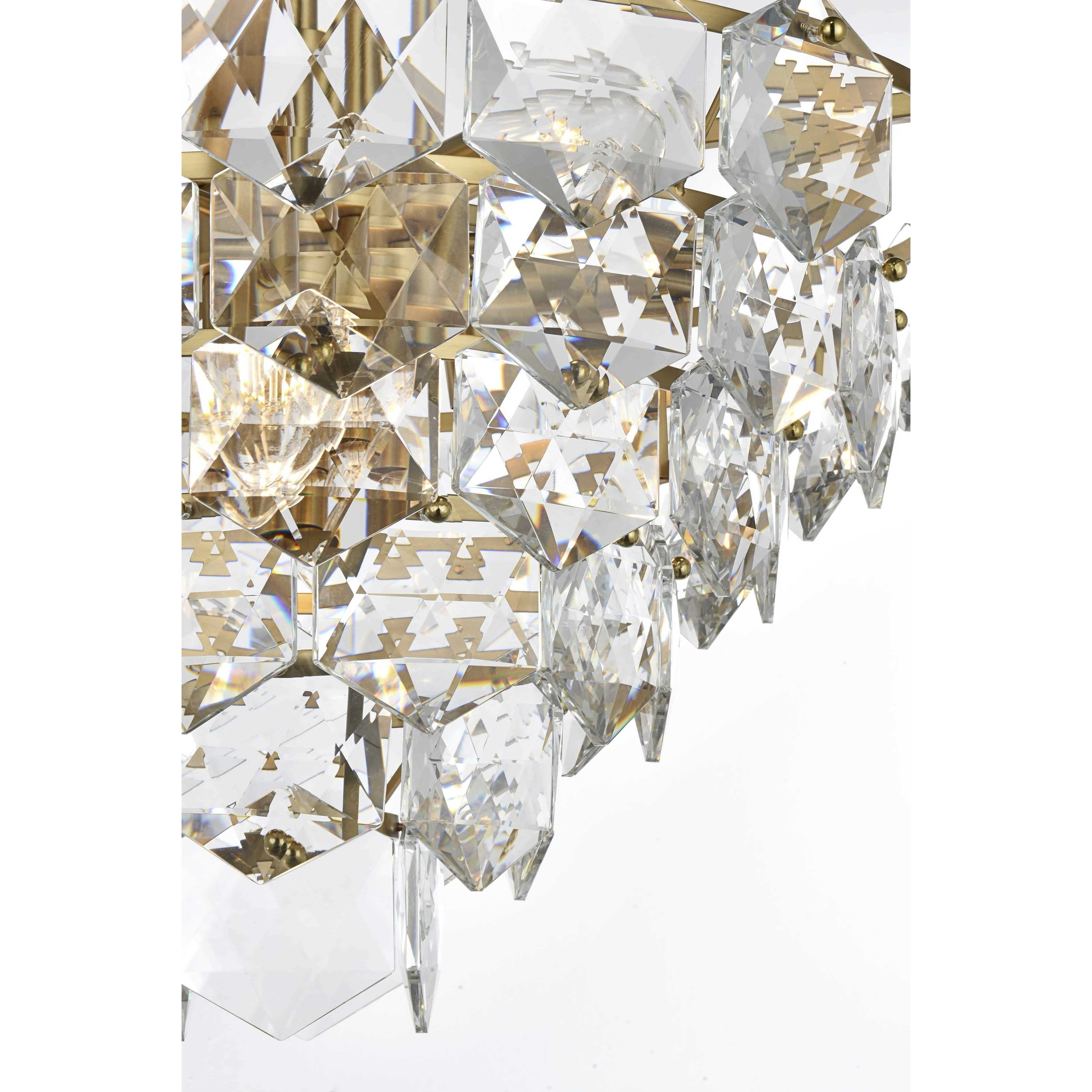 Adaline 11 Light 24 inch Satin Gold Chandelier Ceiling Light