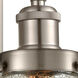 Small Bell LED 5 inch Satin Nickel Sconce Wall Light, Ballston